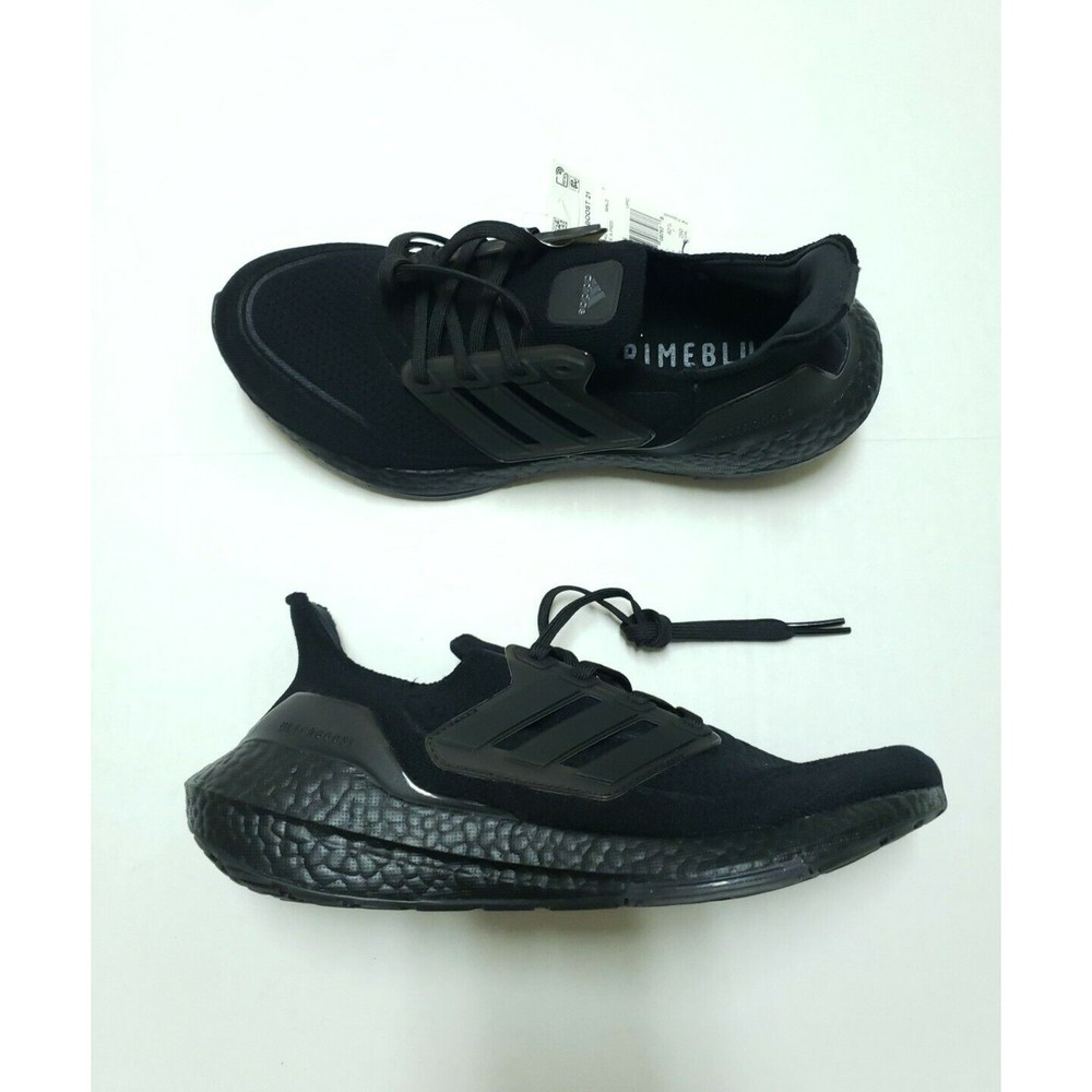 Adidas Ultraboost 21 Triple Black Running Shoes Sneakers FY0306 Mens Size 7.5